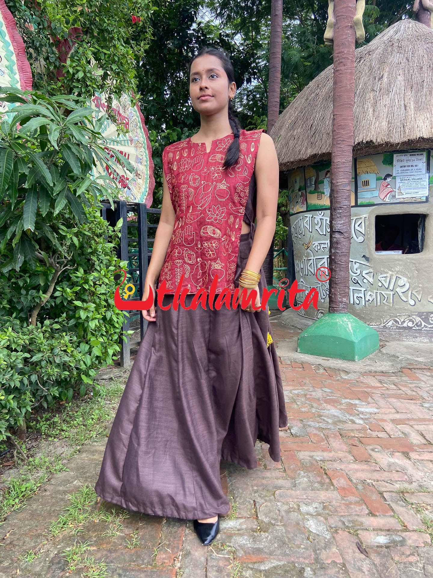 Shubha Shankha (Long Skirt Tie-up Set)