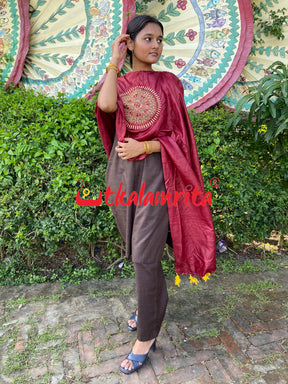 Divine Kura (Designer Kurta with Dupatta Set )