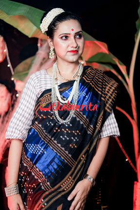 Copper Sulphate Taj Mahal Bapta Saree