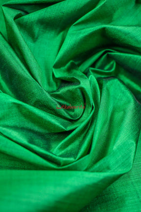 Green Bandha Border Silk (Fabric)