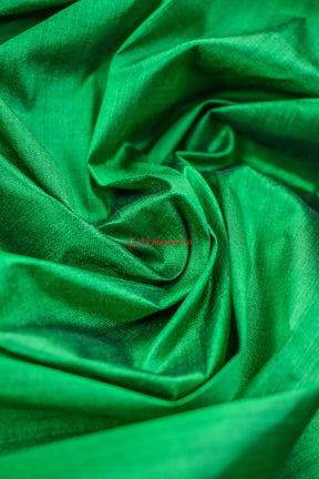 Green Bandha Border Silk (Fabric)