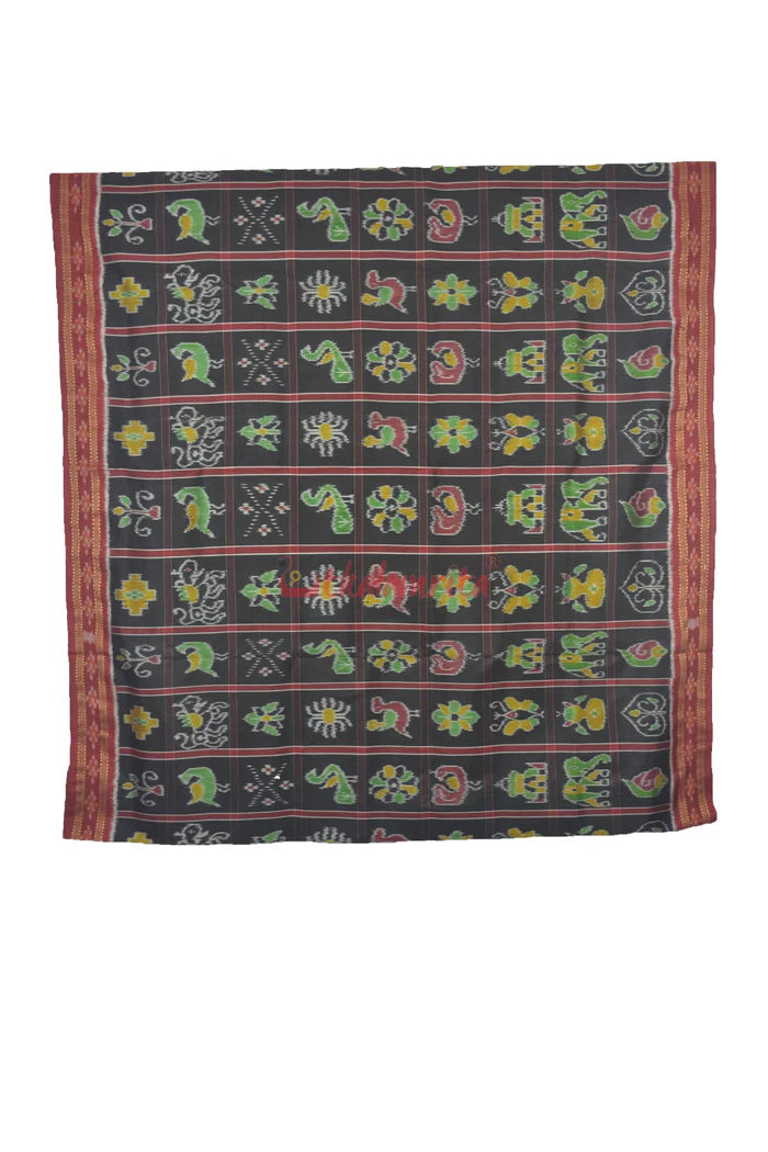 Black Nabarangi Silk Saree