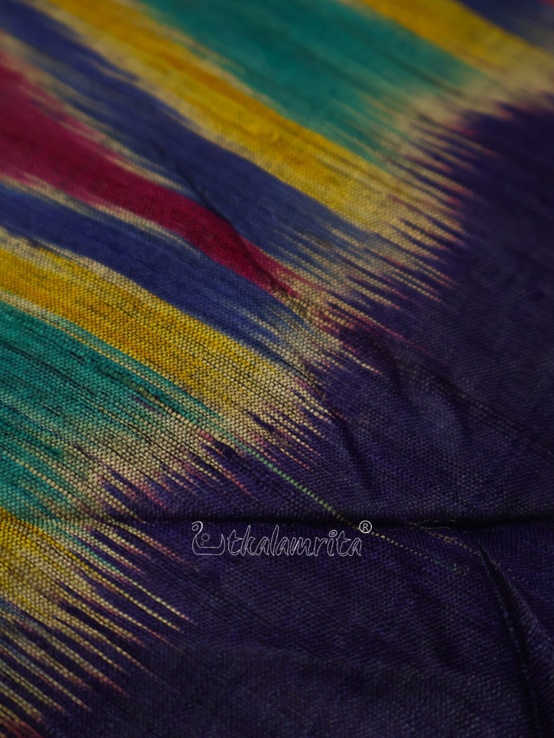 Rani Multicolor Pasapali Ikat Gopalpur Tussar Saree