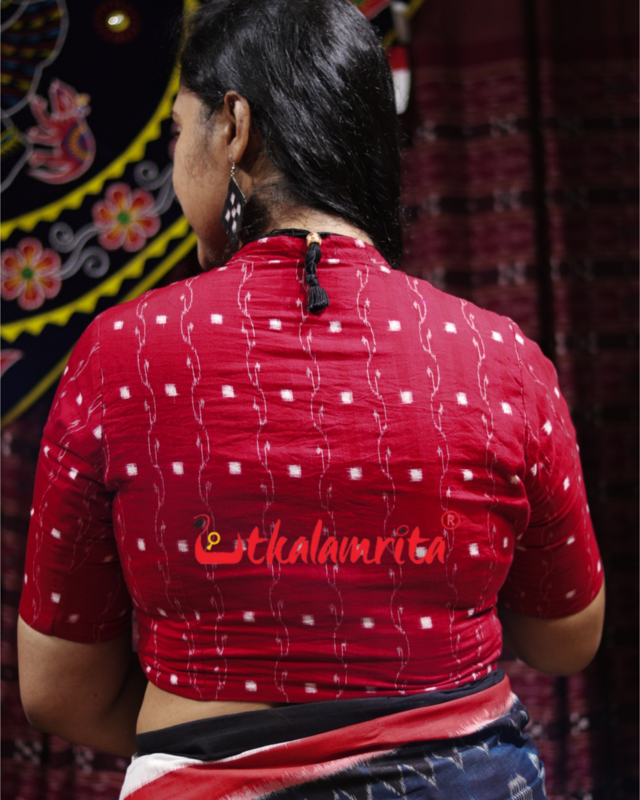 Red Tipa Pasapali Charm (Blouse)