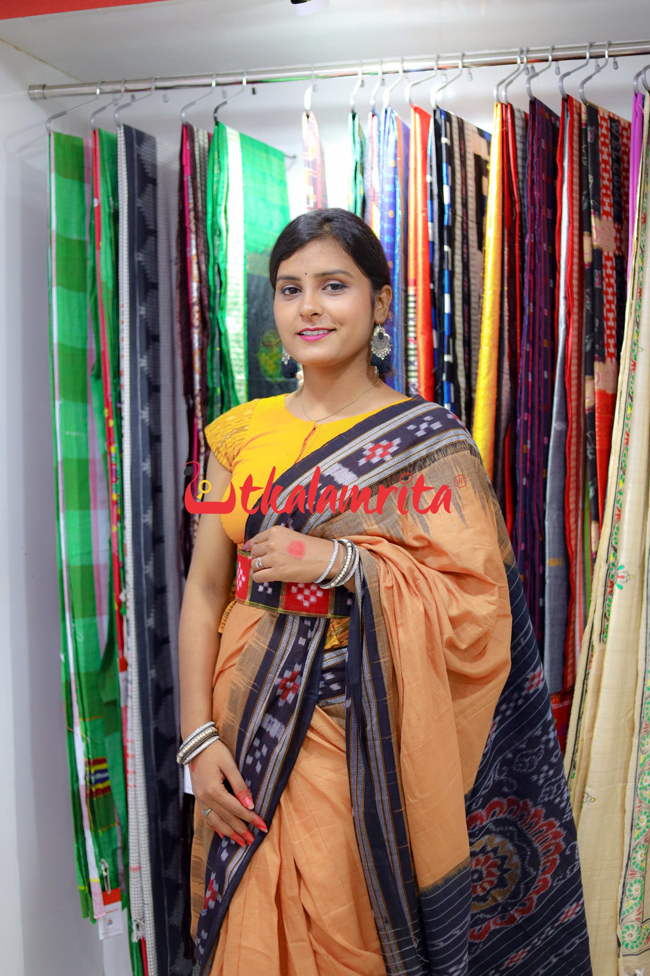 Badami Pasapali Kumbha Cotton Saree