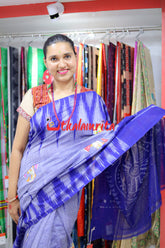 Matsyakanya of Yore Pattachitra Cotton Saree