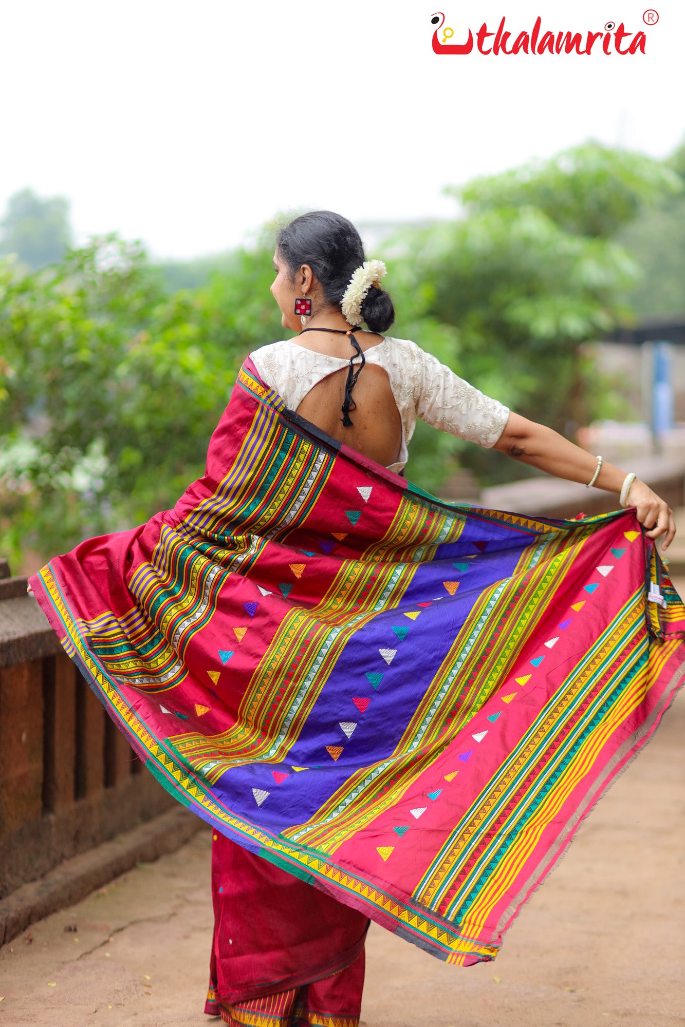 Rani Dongria Silk Saree