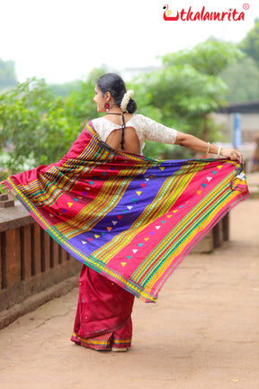 Rani Dongria Silk Saree