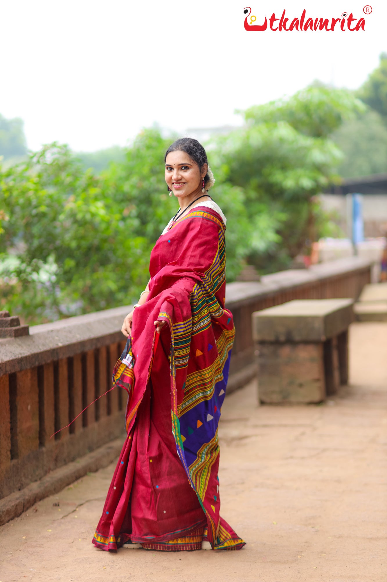 Rani Dongria Silk Saree