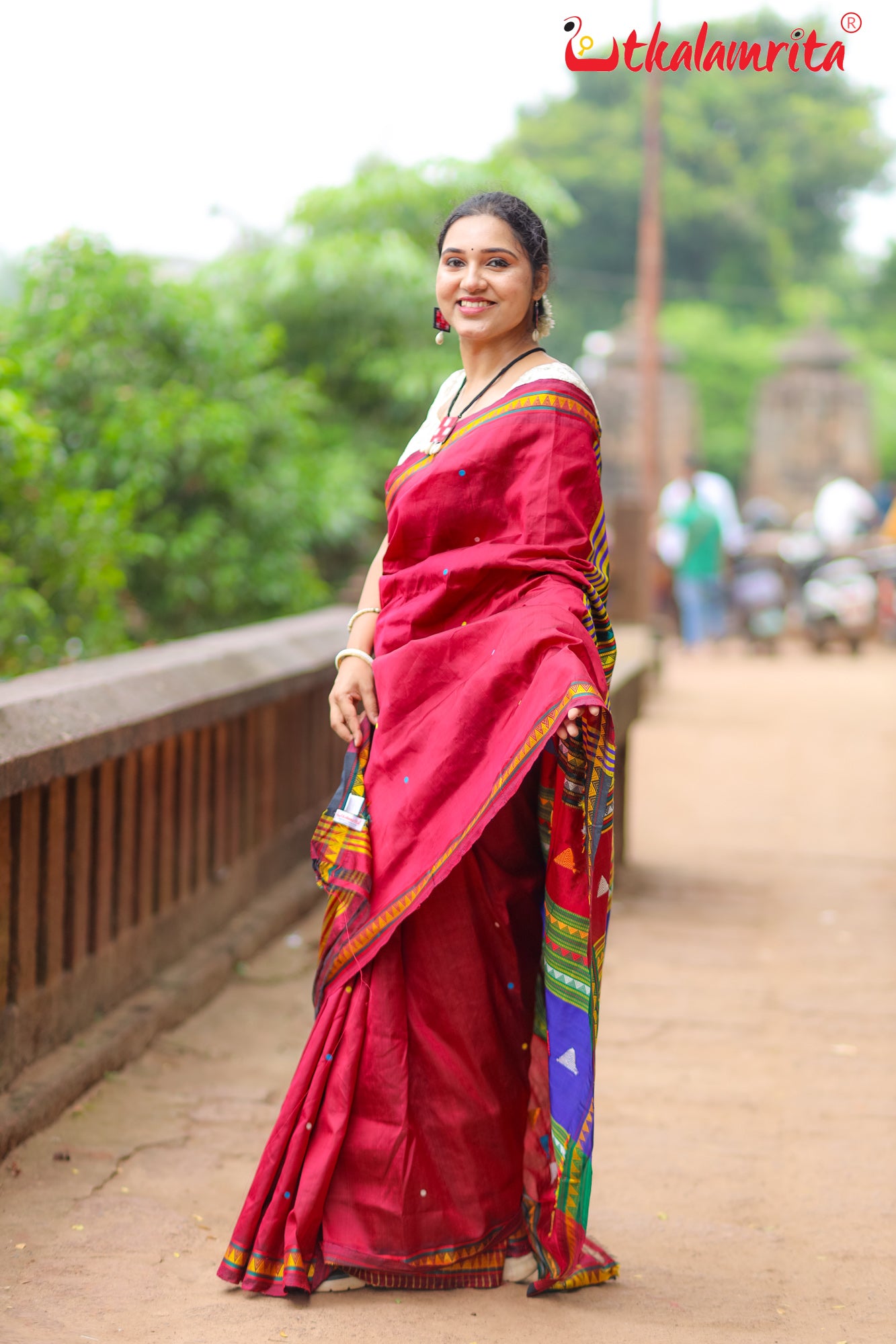 Rani Dongria Silk Saree