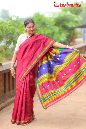 Rani Dongria Silk Saree