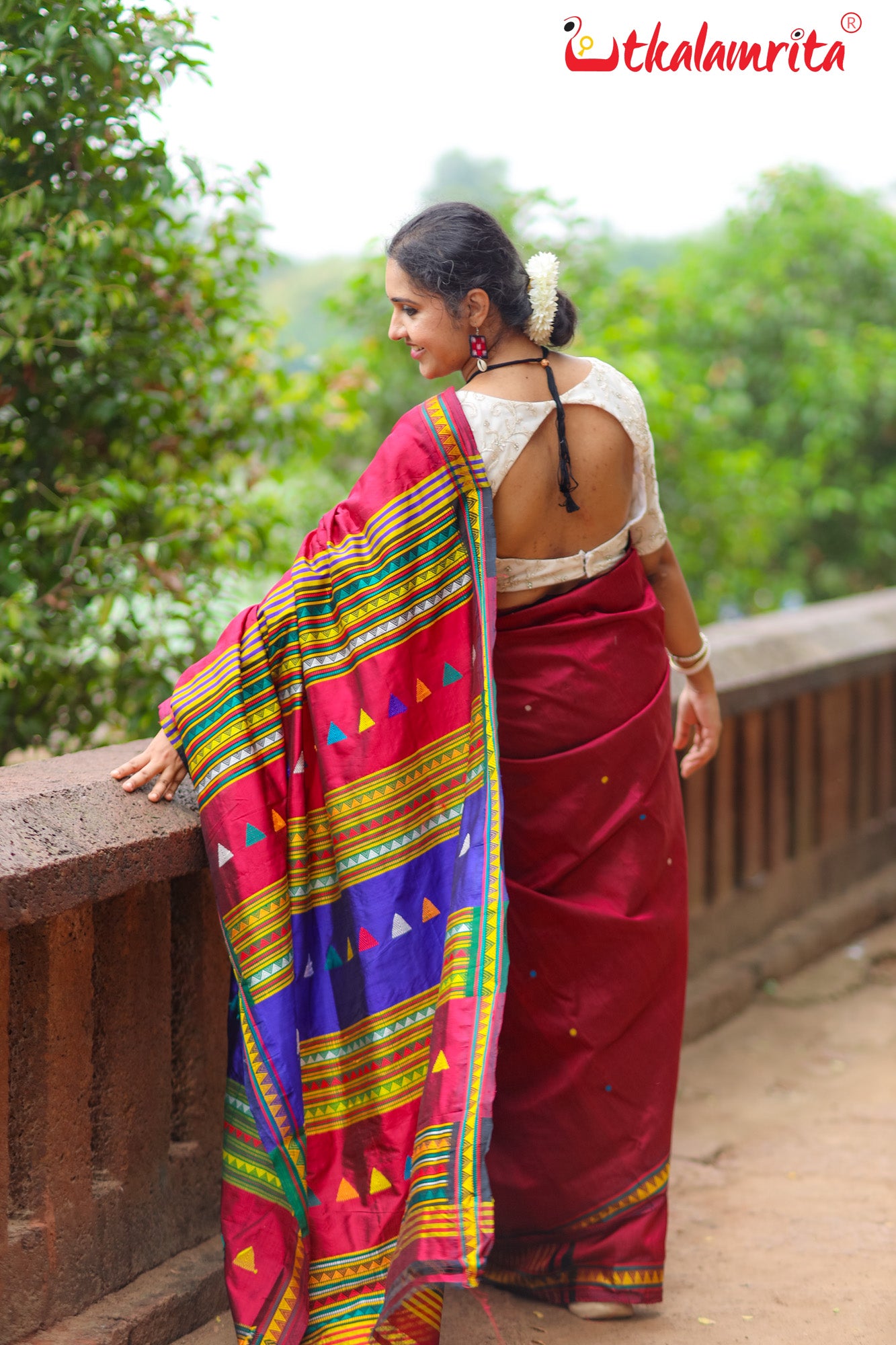 Rani Dongria Silk Saree