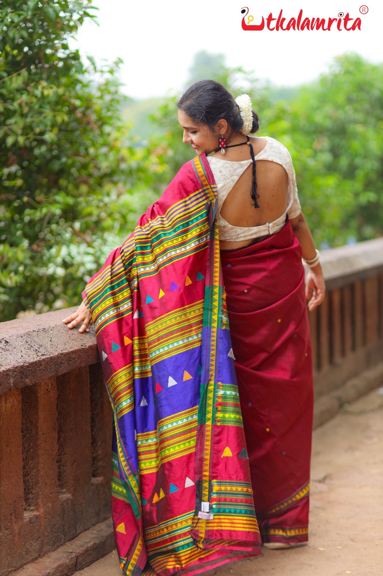 Rani Dongria Silk Saree