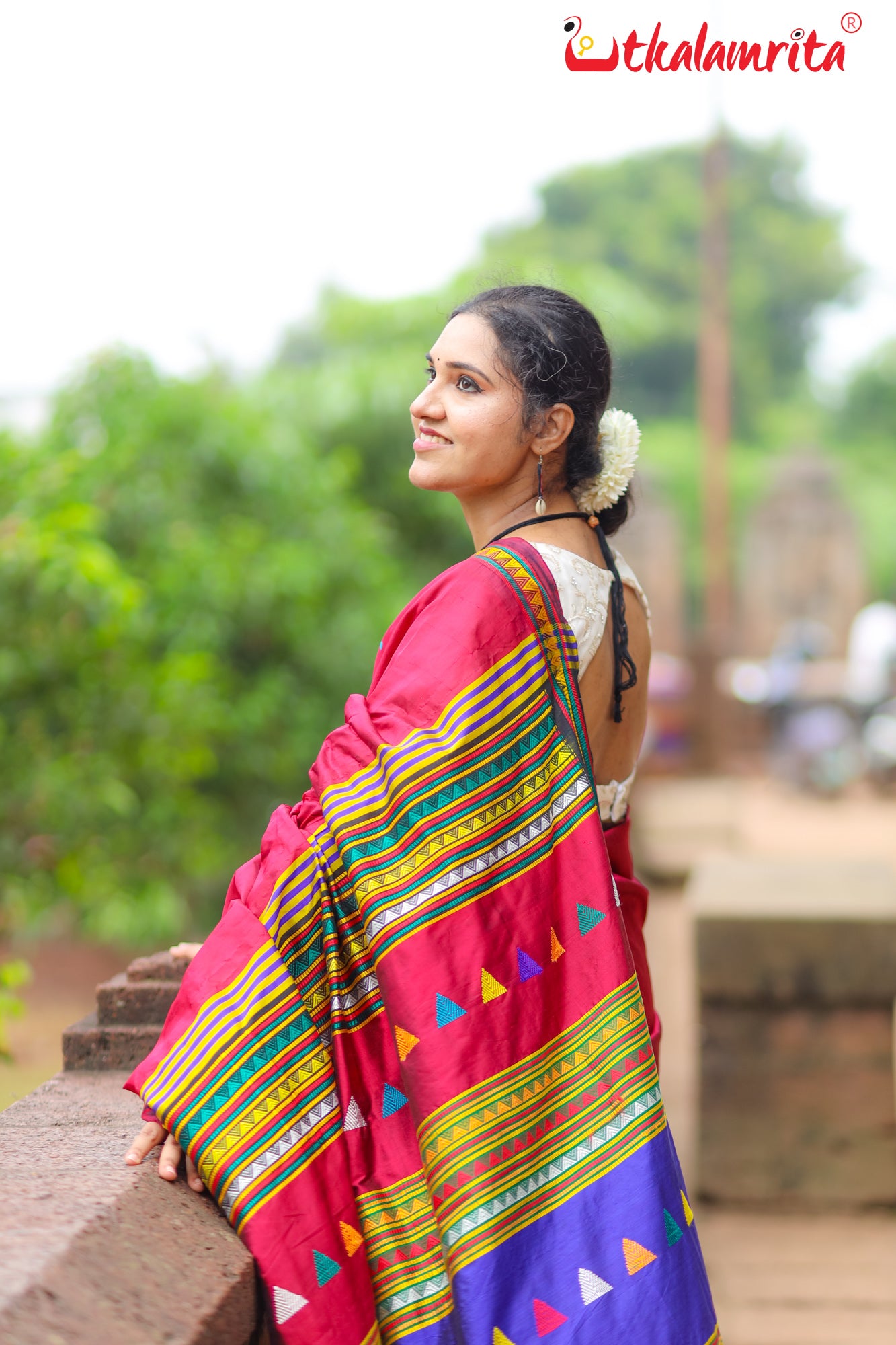 Rani Dongria Silk Saree