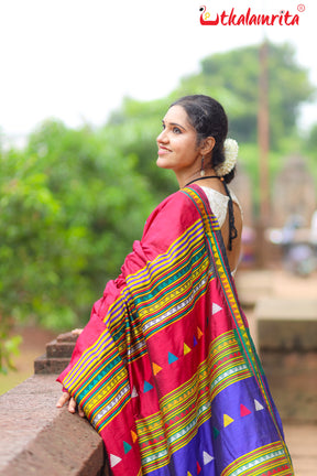 Rani Dongria Silk Saree