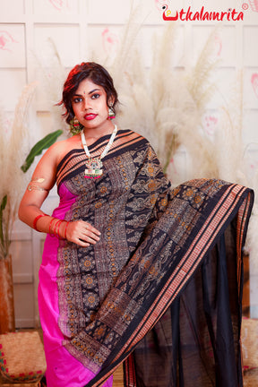 Lavender Beauty Bomkai Saree