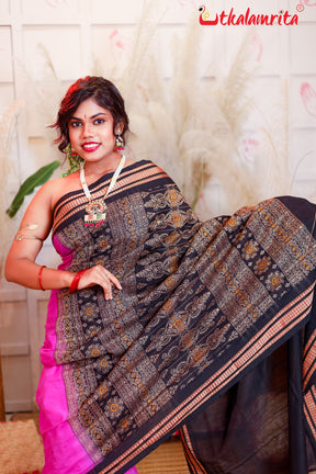 Lavender Beauty Bomkai Saree