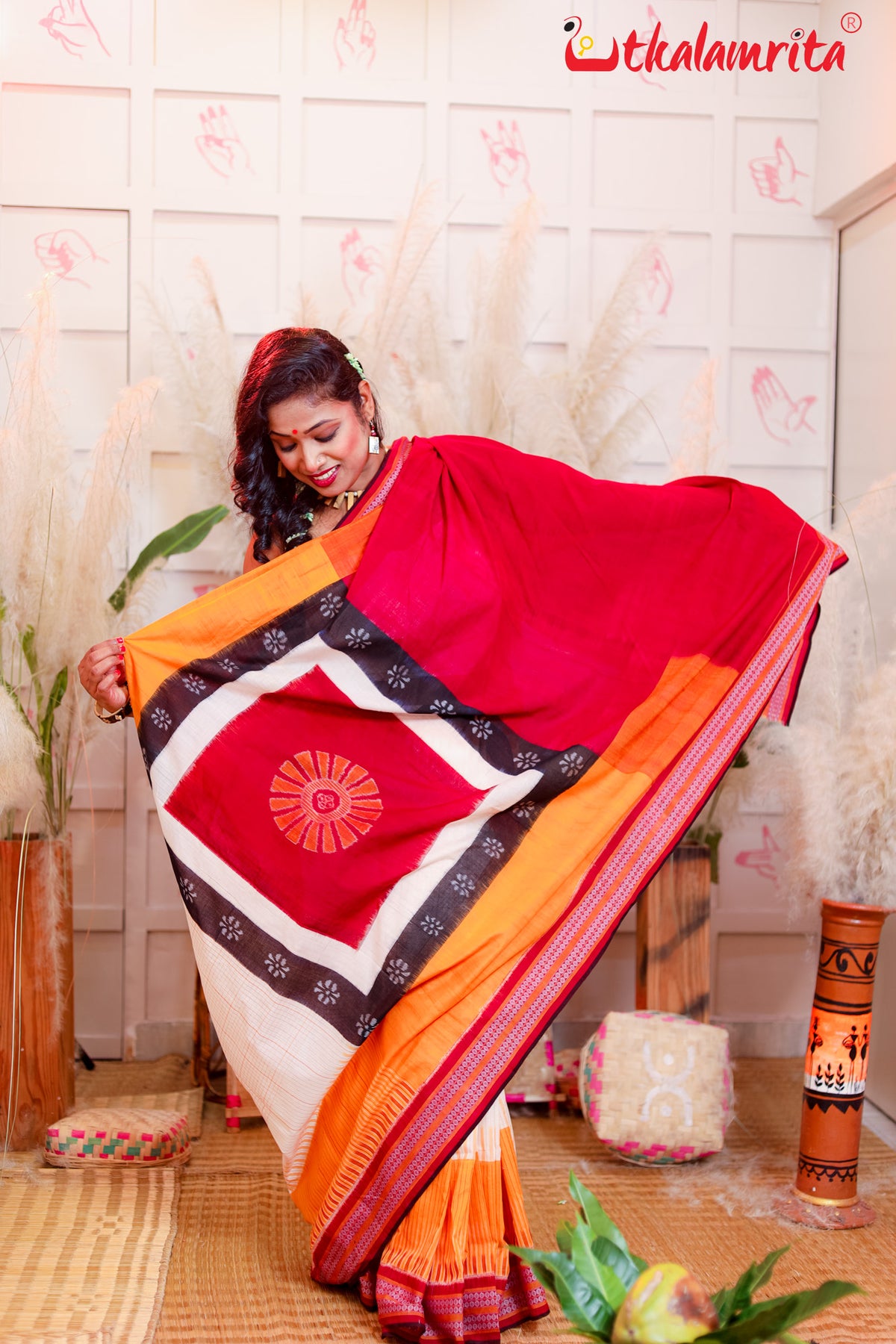 Sachipar With Kathifera Sambalpuri Cotton Saree