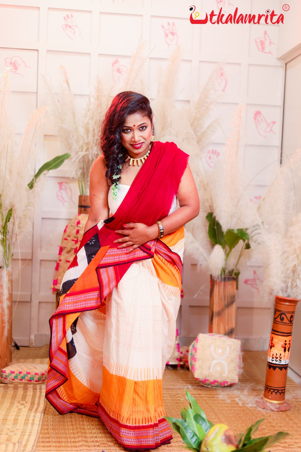 Sachipar With Kathifera Sambalpuri Cotton Saree