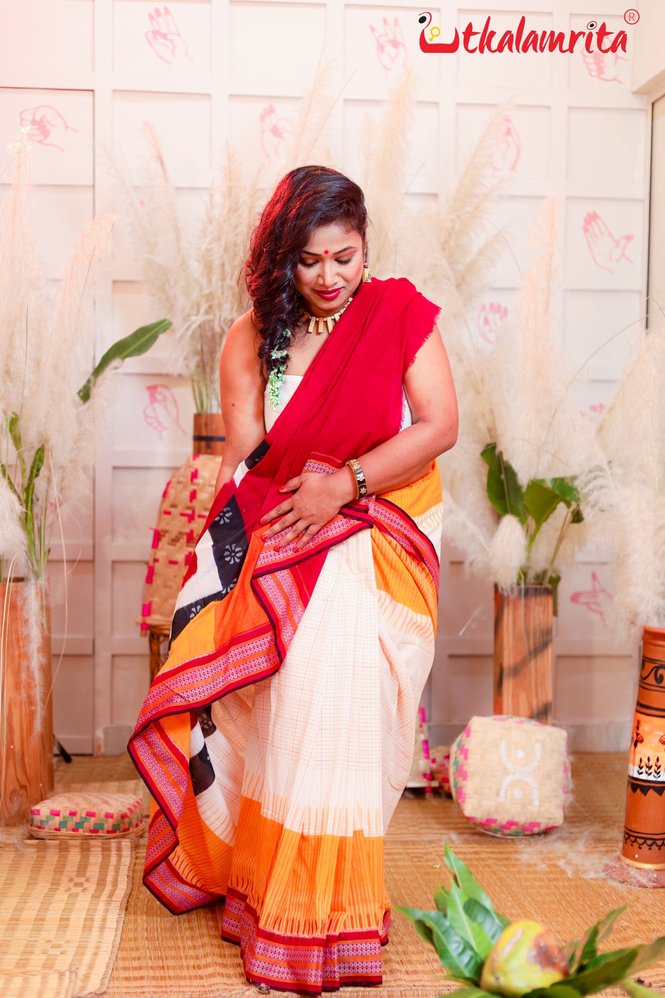 Sachipar With Kathifera Sambalpuri Cotton Saree