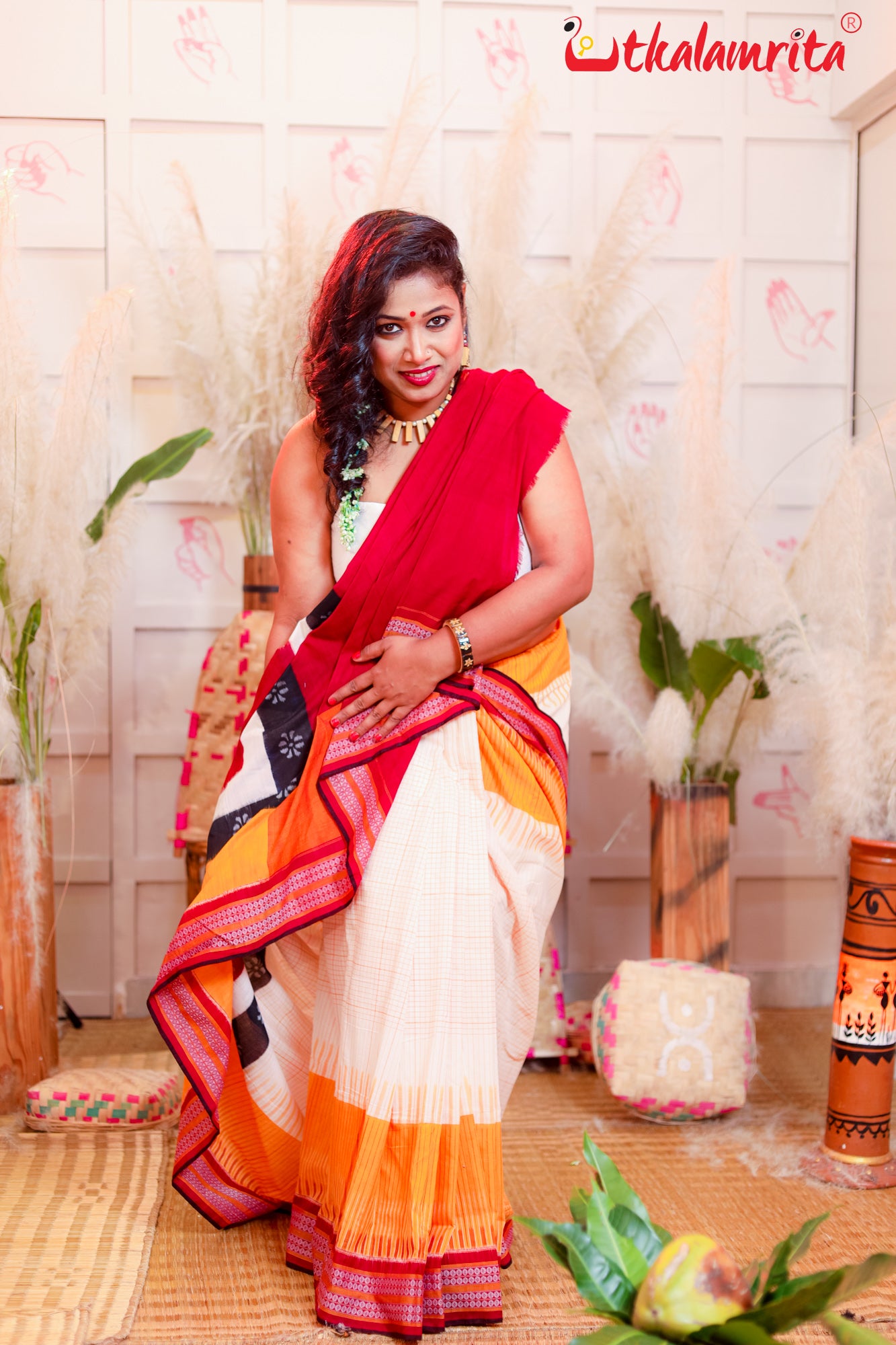 Sachipar With Kathifera Sambalpuri Cotton Saree