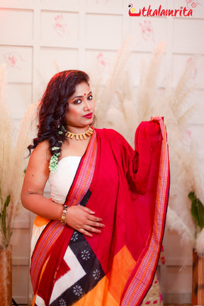 Sachipar With Kathifera Sambalpuri Cotton Saree