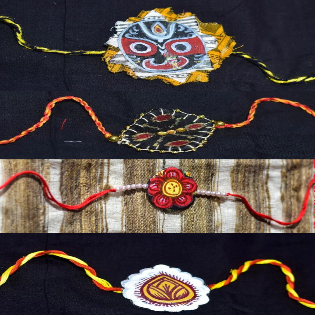 Quadruple Rakhi Delight A (4pcs Combo)