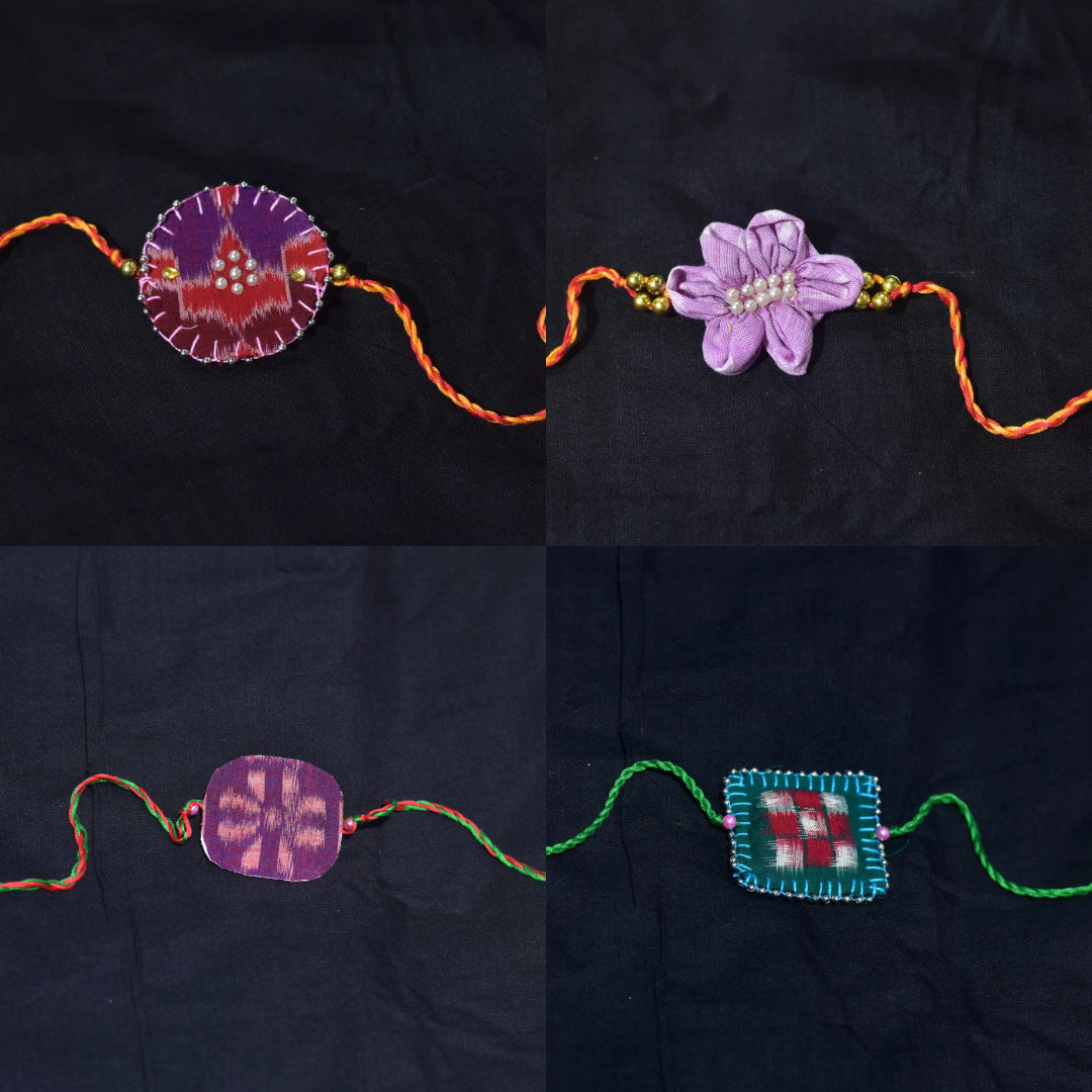 Quadruple Rakhi Delight C (4pcs Combo)