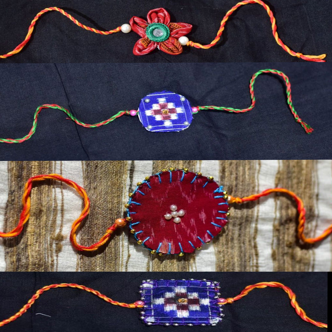 Quadruple Rakhi Delight B (4pcs Combo)