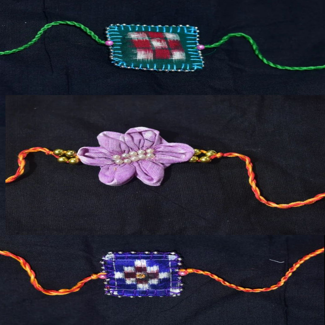 Triple Rakhi Delight B (3pcs Combo)