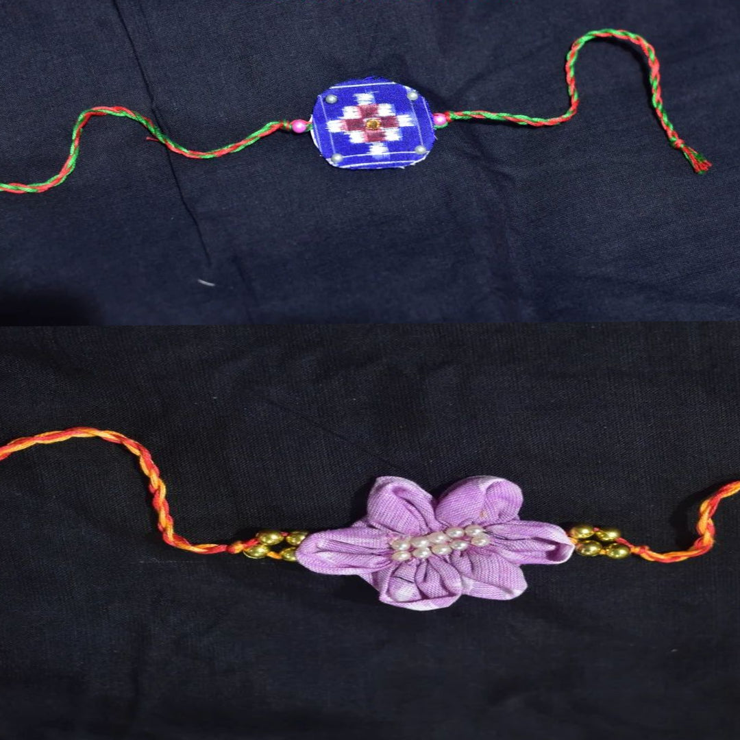 Double Rakhi Delight B(2pcs Combo)