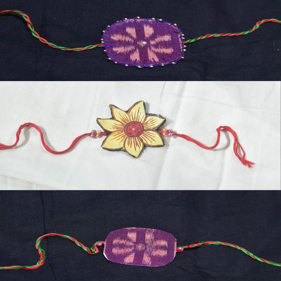 Triple Rakhi Delight C (3pcs Combo)