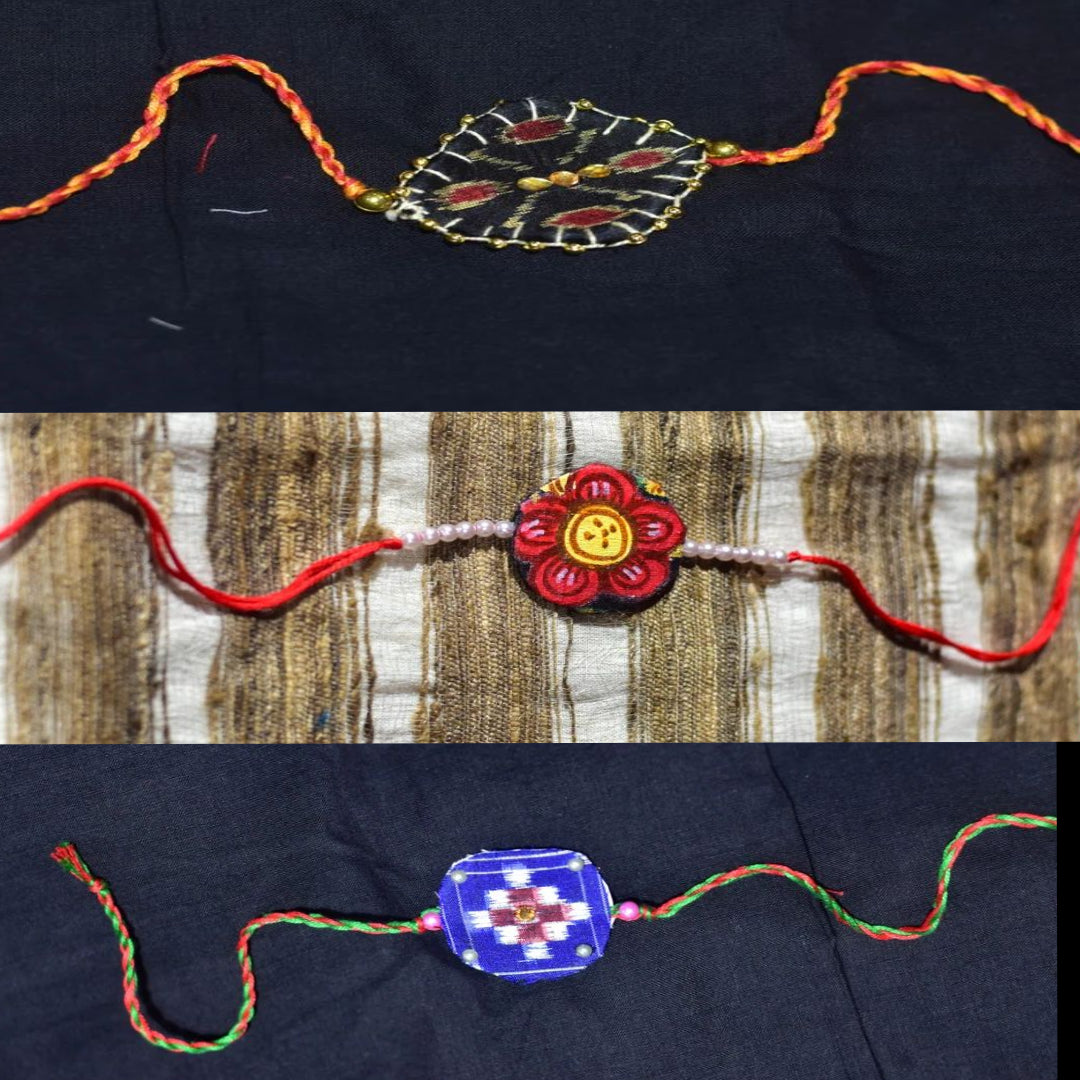 Triple Rakhi Delight A (3pcs Combo)