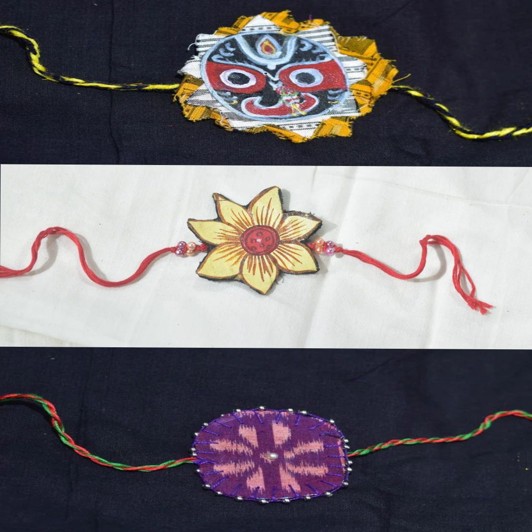 Triple Rakhi Delight F (3pcs Combo)