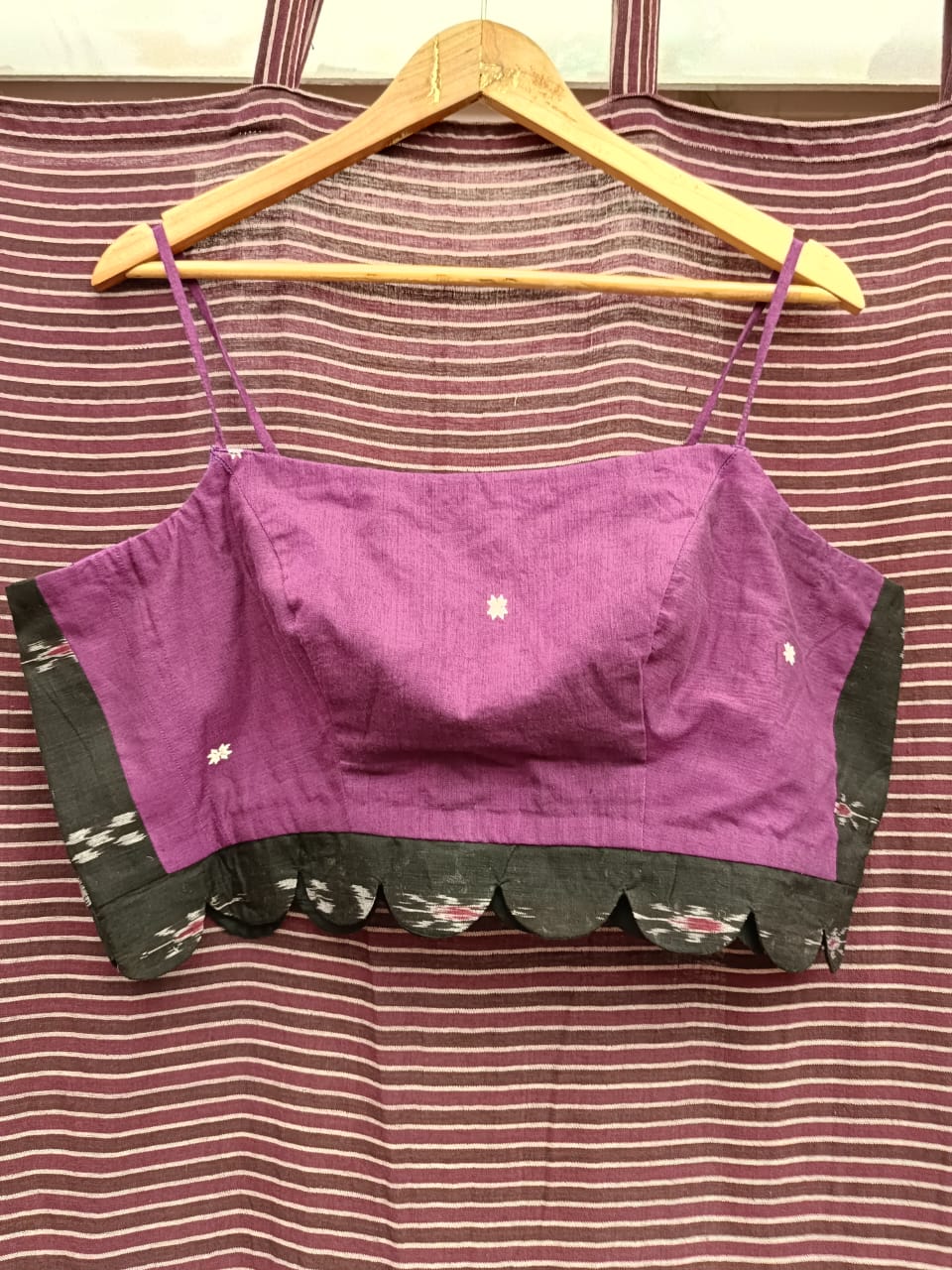 Original Ganjam Bomkai Magenta Designer Set