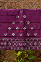 Deep Purple Black Bomkai Dress Set