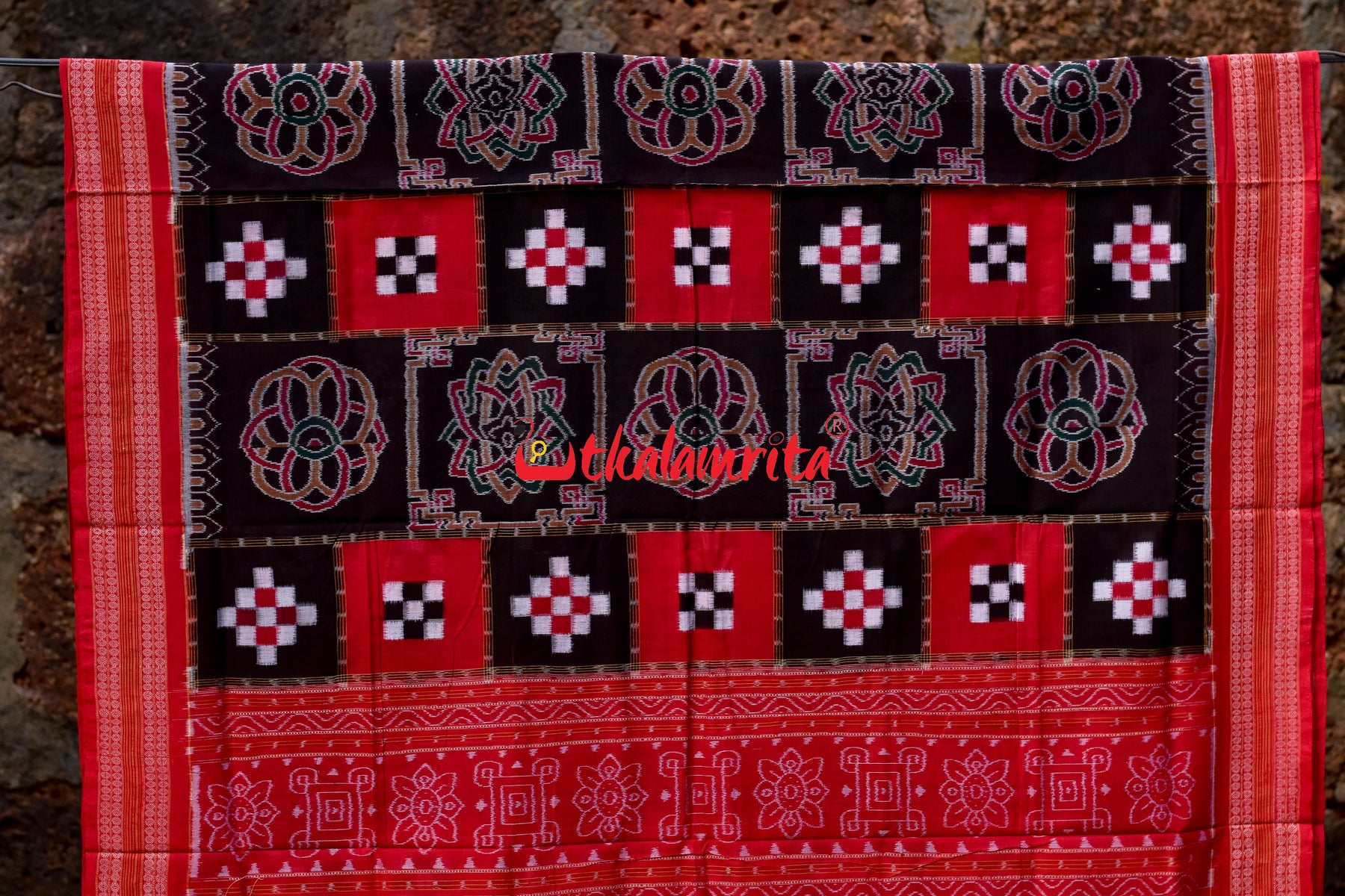 Jantra Pasapali Sambalpuri Cotton Saree