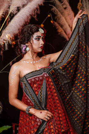Heart N Soul Sambalpuri Cotton Saree
