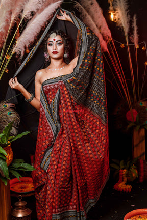 Heart N Soul Sambalpuri Cotton Saree