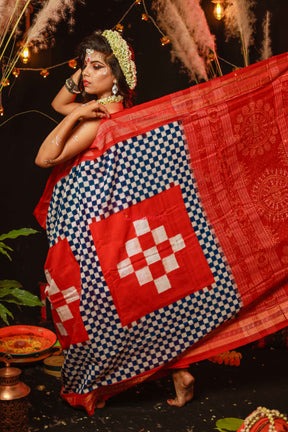 Traditional Pasapali Cotton Saree