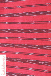 Sambalpuri Red Arrows Ikat (Fabric)