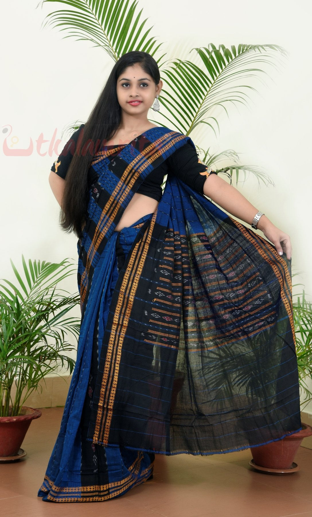 Blue Maala Bandha Ghagara
