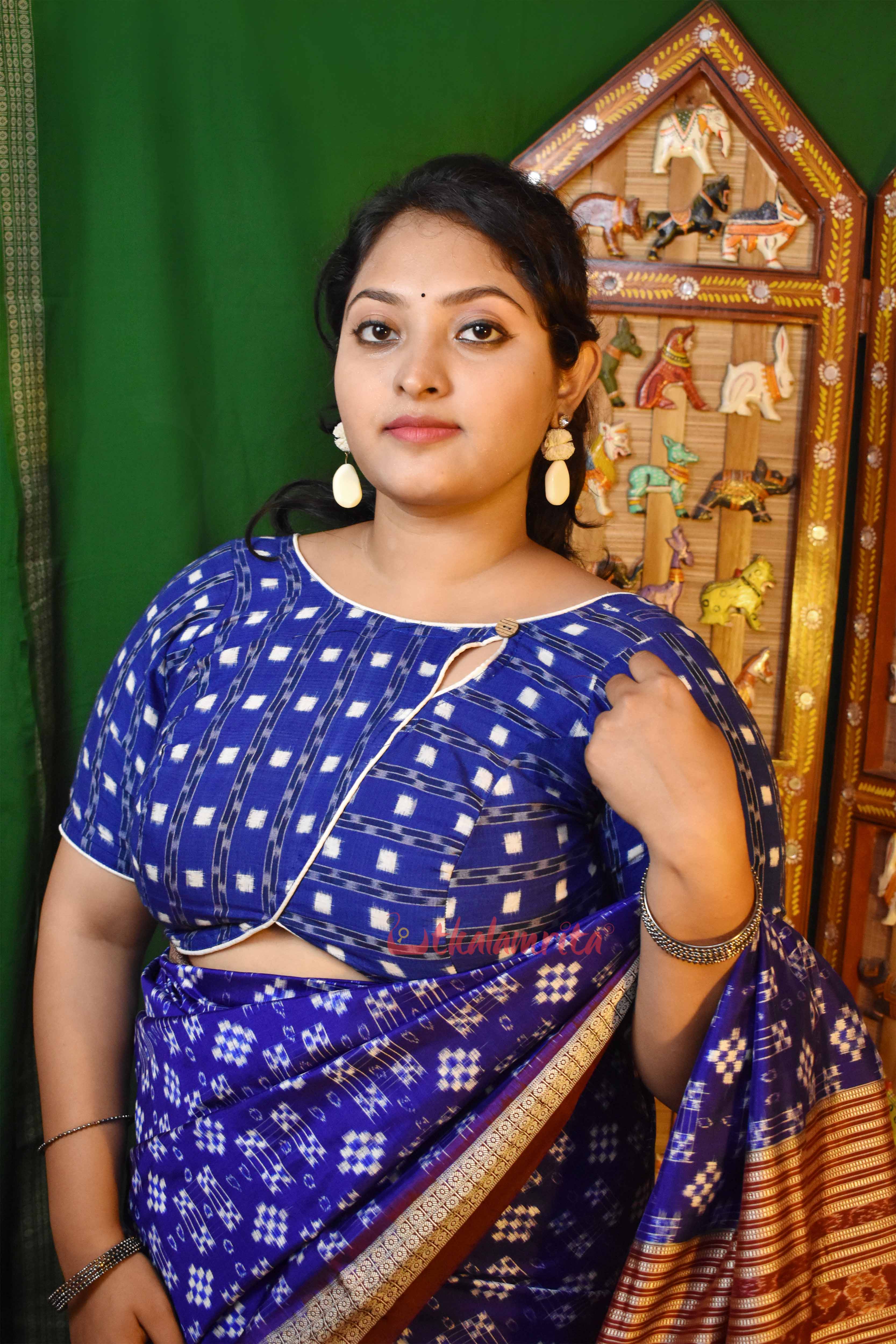 Blue Tipa Pasapali (Blouse)