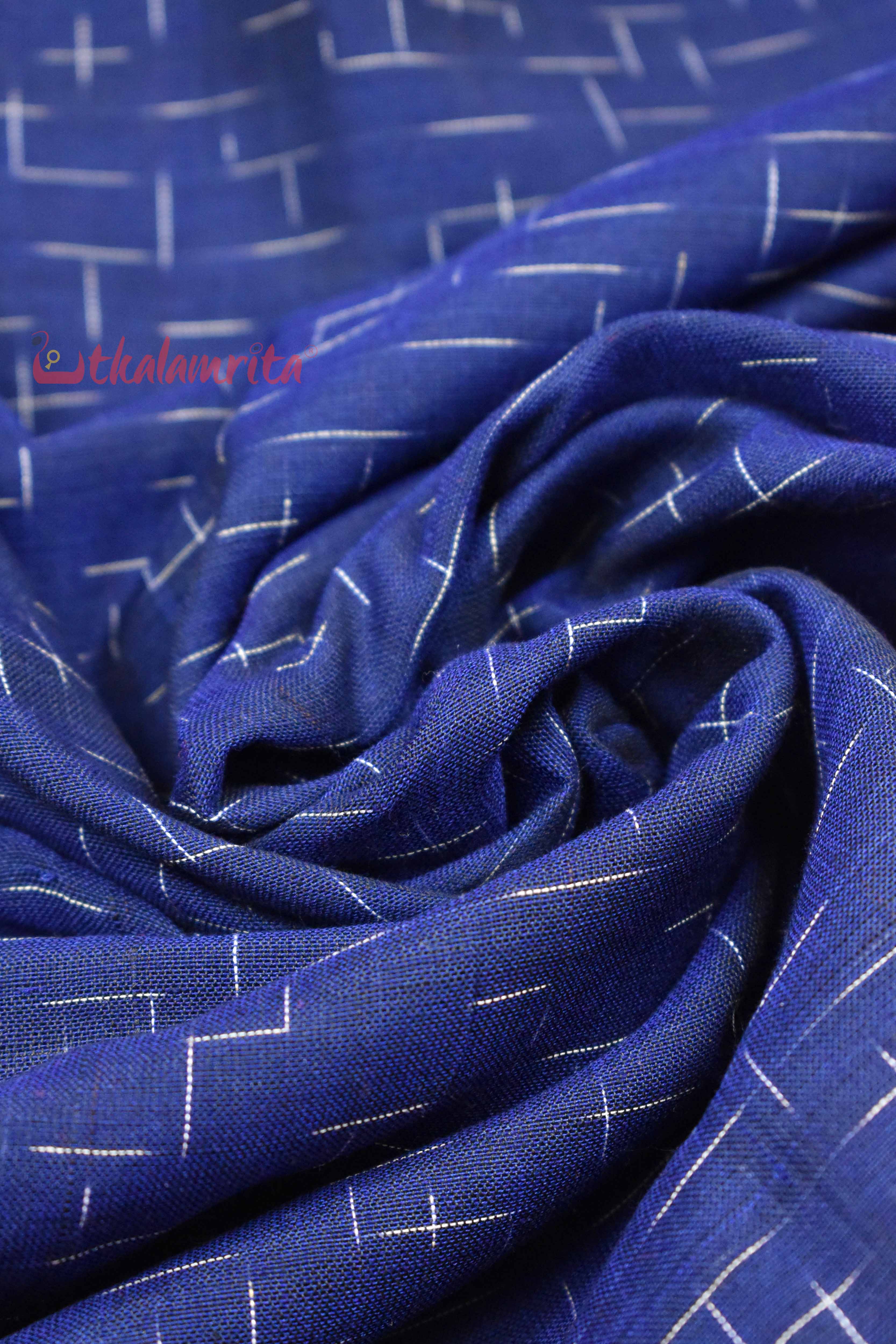 Navy Blue Red  Jharana