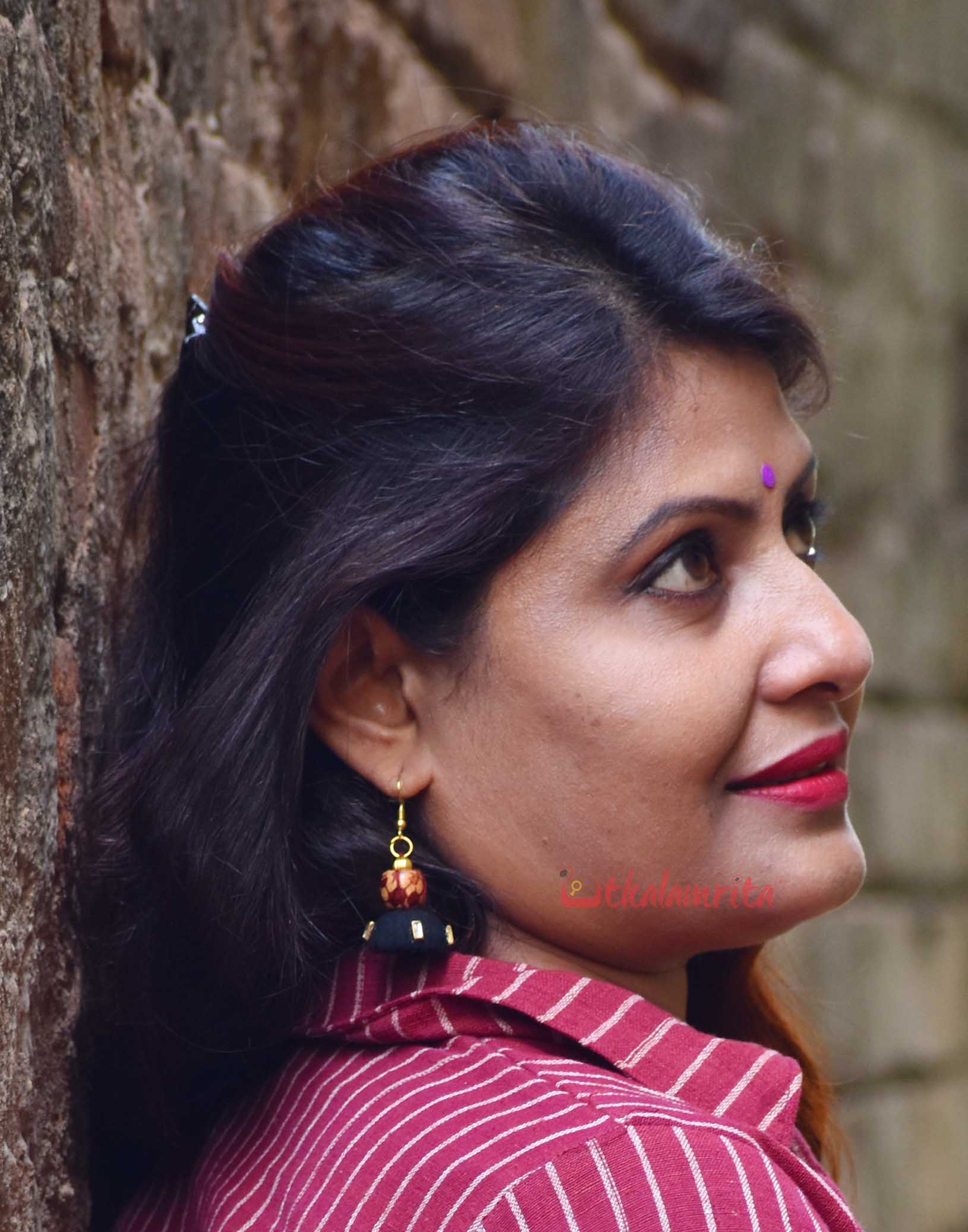 Half Dome (Handloom Jewelry Earrings)