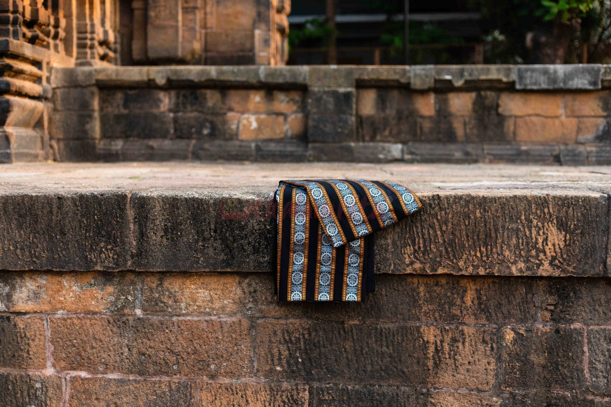 Konark Chakras on Black Sky