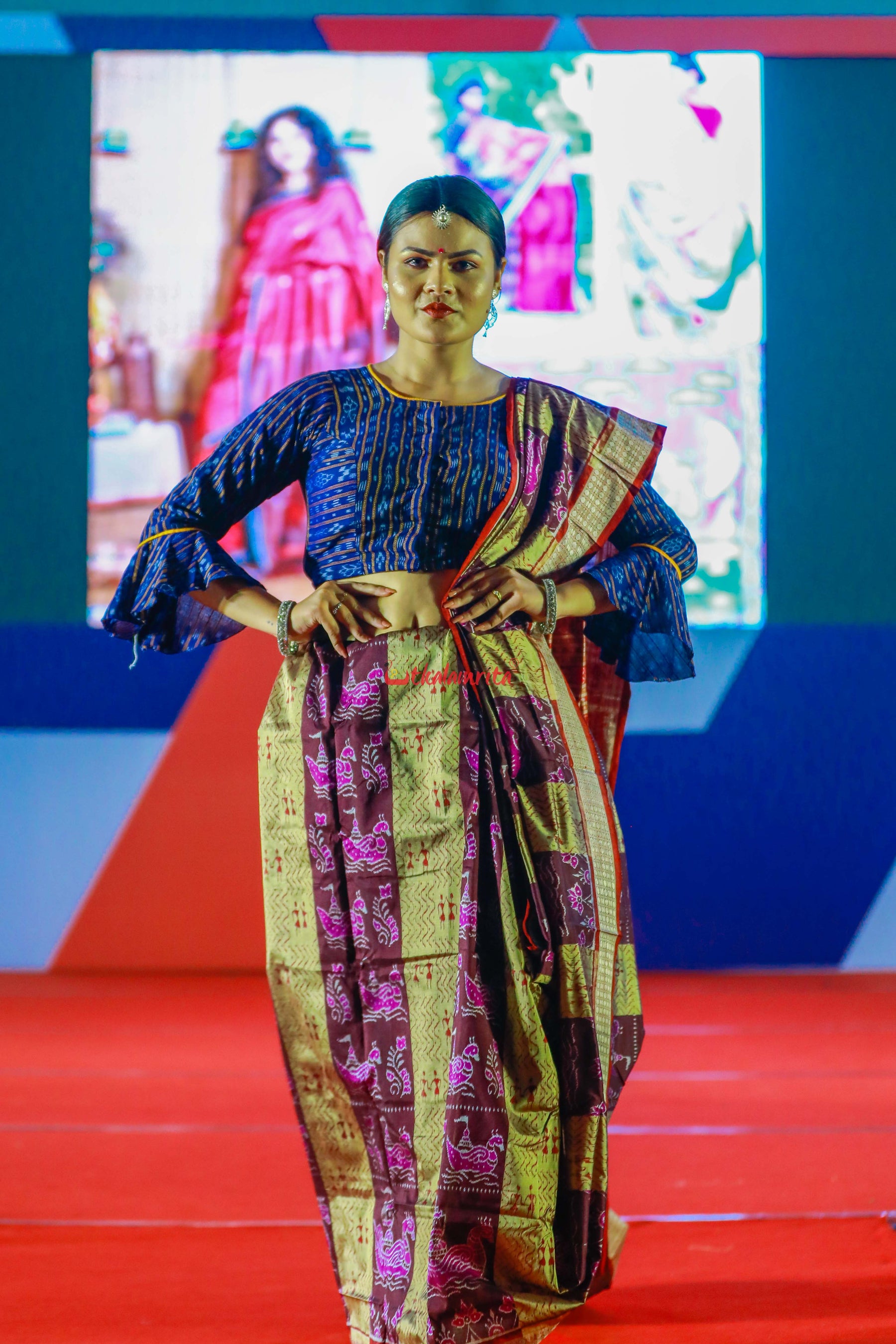 Sambalpuri gown | New design sambalpuri dress | Sambalpuri designer Gown |  Sambalpuri Cotton gown - YouTube