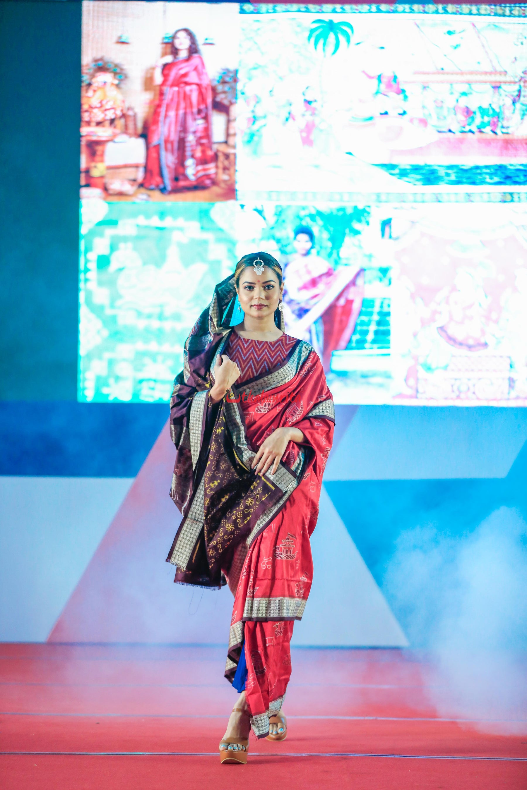 AA KA MA BOI Sambalpuri silk saree