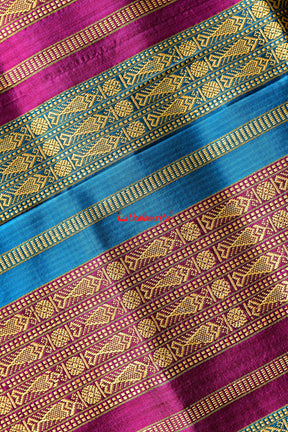 Floating Fishes Khandua Silk Saree