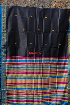Floating Fishes Khandua Silk Saree